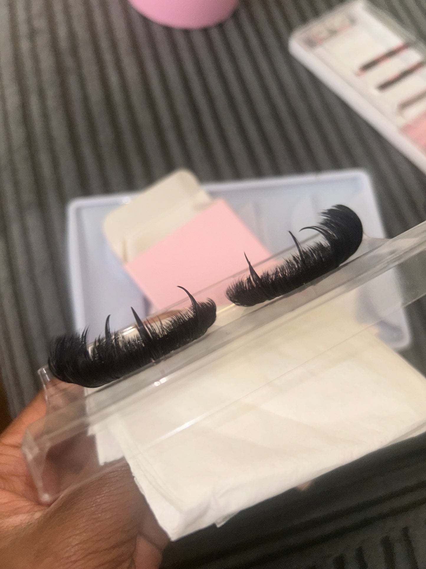 Handmade Mega Volume Minxx Strip Lashes - C Curl with Spikes