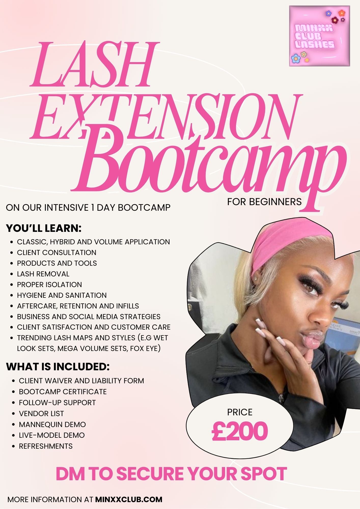 Individual Lash Extension Training Bootcamp